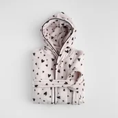 Szlafroki damskie - Szlafrok Malorina z motywem serc - miniaturka - grafika 1