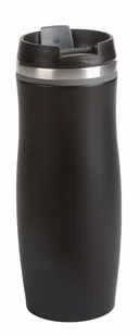 Kubek termiczny o podwójnych ściankach DARK CREMA, czarny, szary - Kubki termiczne - miniaturka - grafika 1