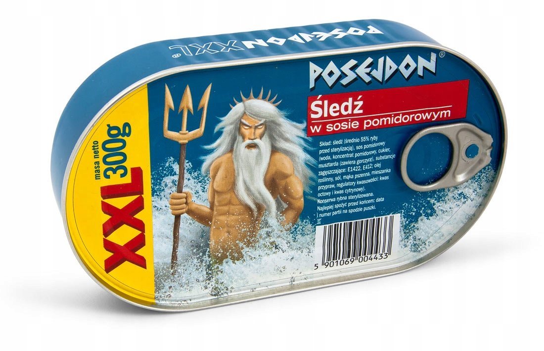 Łosoś Posejdon Śledź w sosie pomidorowym 300g