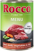 Mokra karma dla psów - Rocco Menu, 6 x 400g - Jagnięcina z warzywami i ryżem - miniaturka - grafika 1
