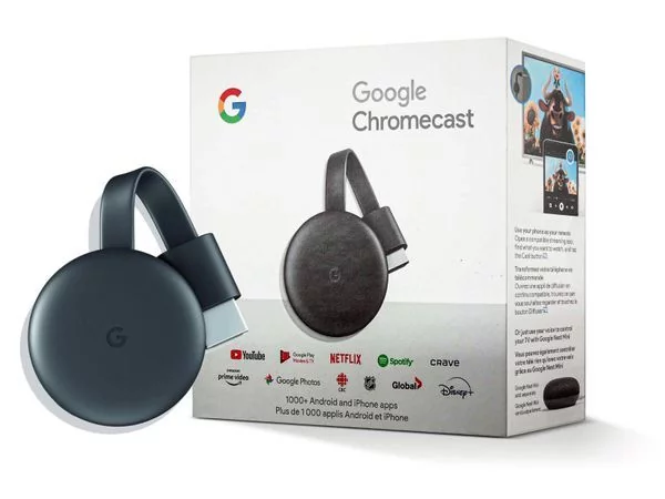 Google Chromecast (tercera generación) GA00439-US