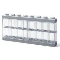 Pojemniki na zabawki - Lego 4066 Pojemnik Gablota 16 Figurek Szara - miniaturka - grafika 1