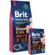 Sucha karma dla psów - Brit Premium By Nature Junior Large L 3 kg - miniaturka - grafika 1