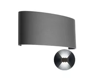 Lampy ogrodowe - Redo 90226 - LED Kinkiet zewnętrzny FABO LED/6W/230V 3000K IP54 szary - miniaturka - grafika 1