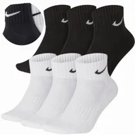 Skarpetki męskie - Nike Oryginalne Skarpety Stopki M 38-42 Białe + Czarne 6 Par - miniaturka - grafika 1