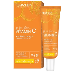 Floslek Laboratorium Vitamin C, rozświetlający krem pod oczy, 30 ml - Kosmetyki pod oczy - miniaturka - grafika 1