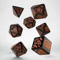 Akcesoria do gier planszowych - Kości Rpg Haloweenowych Huncwotów Czarno-Pomarańcz - miniaturka - grafika 1