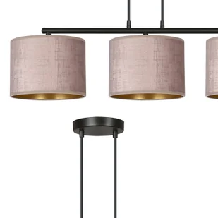 Emibig Hilde lampa wisząca 3-punktowa różowa 1053/3 1053/3 - Lampy sufitowe - miniaturka - grafika 6