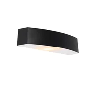 Lampy ogrodowe - QAZQA Nowoczesny kinkiet zewnętrzny czarny IP44 - Bojan - miniaturka - grafika 1