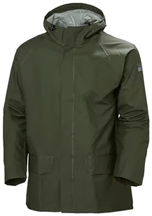 Helly Hansen mandal kurtka 70129 PCW płaszcz przeciwdeszczowy - 100% wodoodporny Oliwkowo-zielony XS - Płaszcze damskie - miniaturka - grafika 1