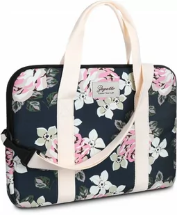 Zagatto, Damska torba na laptopa 15,6 kwiaty na ramię lekka - Torby na laptopy - miniaturka - grafika 1