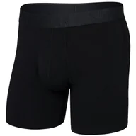Majtki męskie - Bokserki Saxx Droptemp Cooling Cotton Boxer Brief Fly Rozmiar: M / Kolor: czarny/biały - miniaturka - grafika 1