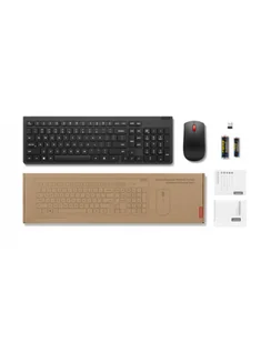 Lenovo Essential Wireless Combo G2 4X31N50736 Russian/Cyrillic Black 2.4 Ghz - Klawiatury - miniaturka - grafika 1