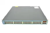 Switche - Cisco Catalyst 3560E 48 10/100/1000+2 10GE(X2),265W,IPB s/w (WS-C3560E-48TD-S) - miniaturka - grafika 1