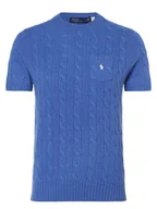 Swetry damskie - Polo Ralph Lauren - Sweter damski z dodatkiem kaszmiru, niebieski - miniaturka - grafika 1