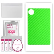 Akcesoria do tabletów i e-booków - Folia naklejka skórka strukturalna na TYŁ do Ulefone Tab A11 Pro - Carbon Zielony - apgo SKINS - miniaturka - grafika 1