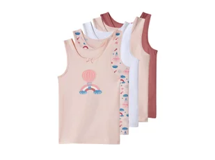 lupilu® Podkoszulki dziecięce z biobawełną, 5 sztuk (biały/morela/oliwkowy róż, 98/104) - Koszulki dla dziewczynek lupilu® Podkoszulki dziecięce z biobawełną, 5 sztuk (biały/morela/oliwkowy róż, 98/104) - Koszulki dla dziewczynek - miniaturka - grafika 1