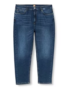 Spodnie damskie - BOSS Ruth Hr damskie spodnie jeansowe, Średni niebieski 423, 52 - grafika 1
