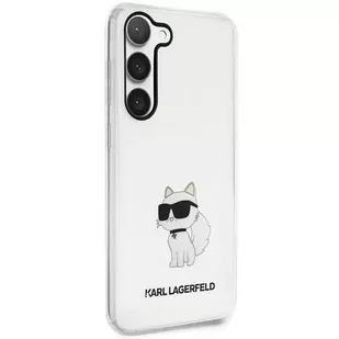 Etui ochronne na telefon Karl Lagerfeld KLHCS23SHNCHTCT do Samsung Galaxy S23 S911 transparent hardcase Ikonik Choupette - Etui i futerały do telefonów - miniaturka - grafika 4