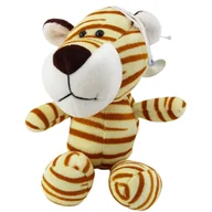 Maskotki i pluszaki - DLA DZIECI PLUSZOWA MASKOTKA TYGRYS Z PRZYSSAWKĄ - miniaturka - grafika 1