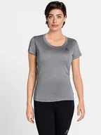 Koszulki sportowe damskie - Odlo Koszulka sportowa "Merino130" w kolorze szarym - miniaturka - grafika 1