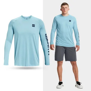Koszulka longsleeve fitness męska UNDER ARMOUR z długim rękawem - Koszulki męskie - miniaturka - grafika 1