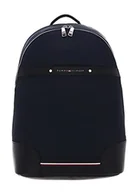 Plecaki - Tommy Hilfiger Męskie plecaki Th Central Repreve Bacpack, niebieski (Kosmiczny Błękit), Jeden rozmiar, Casual - miniaturka - grafika 1
