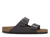 Klapki i japonki męskie - Klapki męskie Birkenstock 1029134 ARIZONA BFBC REGULAR Szare - miniaturka - grafika 1