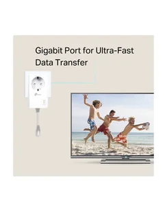 TP-LINK Powerline TL-PA7019P Kit - Powerline communications - miniaturka - grafika 1