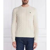 Swetry męskie - POLO RALPH LAUREN Wełniany sweter Slim Fit z dodatkiem kaszmiru - miniaturka - grafika 1