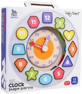 Wyposażenie pokoiku dziecięcego - Zegar dla Najmłodszych Różne Kształty - miniaturka - grafika 1