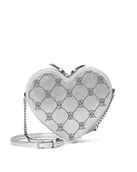 Torebki damskie - VICTORIA'S SECRET TOREBKA W KSZTAŁCIE SERCA SREBRNA dzień kobiet prezent - miniaturka - grafika 1