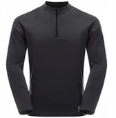 Bluzy męskie - Jack Wolfskin Bike Commute Fleece HZ M 1710661-6350 Czarne XXL - miniaturka - grafika 1