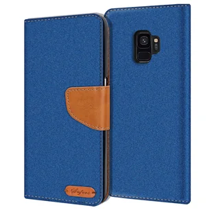 Pokrowiec na telefon komórkowy Samsung Galaxy S9 Etui Wallet Flip Etui ochronne Pokrowiec materiałowy - Etui i futerały do telefonów - miniaturka - grafika 1