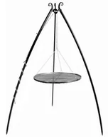 Grille - Grill na trójnogu 200 cm, ruszt stal naturalna 80 cm - miniaturka - grafika 1