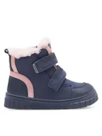 Buty dla dziewczynek - Lasocki Kids Trzewiki Dialo CI12-DIALO-01(II)DZ Granatowy - miniaturka - grafika 1