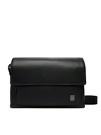 Nerki - Calvin Klein Saszetka Emblem Hw Flap Messenger LV04D3299G Czarny - miniaturka - grafika 1