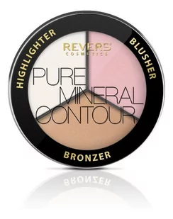 Revers Revers Pure Mineral Contour Paleta Do Konturowania Twarzy 02 - Bronzery i konturowanie twarzy - miniaturka - grafika 1