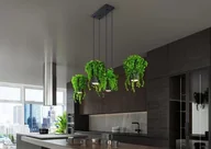 Lampy sufitowe - THORO Lampa wiszaca KUKKIA czarna TH.004CZ Thoro Th.004CZ - miniaturka - grafika 1