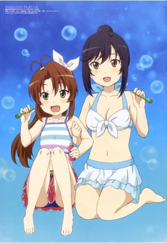 Plakat Anime Non non biyori NNB_036 A1+ (custom)