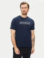 Koszulki męskie - Guess T-Shirt Arlo Z4GI18 J1314 Niebieski Regular Fit - miniaturka - grafika 1