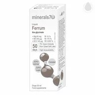 Witaminy i minerały - Ovonex Minerals7+ Ferrum liquid Żelazo w kroplach, 50ml - miniaturka - grafika 1