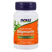 Suplementy naturalne - Now Foods Silymarin - Sylimaryna z Ostropestu Plamistego + Dandelion Root (Mniszek) + Karczoch (50 kaps.) - miniaturka - grafika 1