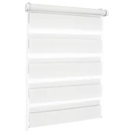 Rolety - Roleta dzień i noc SMILE 97 x 150 cm kol. 01 śnieżny puch - miniaturka - grafika 1