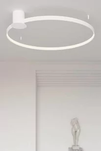 Thoro Plafon Thoro pierścień OPRAWA metalowa LED 50W 3000K ring okrągły biały TH.129 - Lampy sufitowe - miniaturka - grafika 1