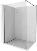 Ścianki i drzwi prysznicowe - Mexen Kioto ścianka prysznicowa Walk-in 105 x 200 cm, transparent 8 mm, gun gray szczotkowany - 800-105-101-66-00 - miniaturka - grafika 1