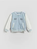Bluzy dla dziewczynek - Reserved - Bluza Kicia Kocia - jasnoniebieski - miniaturka - grafika 1