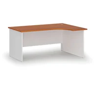 Biurka - Biurko narożne PRIMO WHITE, 1600 x 1200 mm, prawe, biały/czereśnia - miniaturka - grafika 1