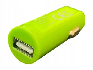 ŁADOWARKA SAMOCHODOWA USB zielona - Ładowarki samochodowe - miniaturka - grafika 1