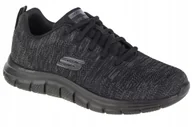 Buty sportowe męskie - Męskie Buty sportowe Skechers Track czarne r. 41 - miniaturka - grafika 1